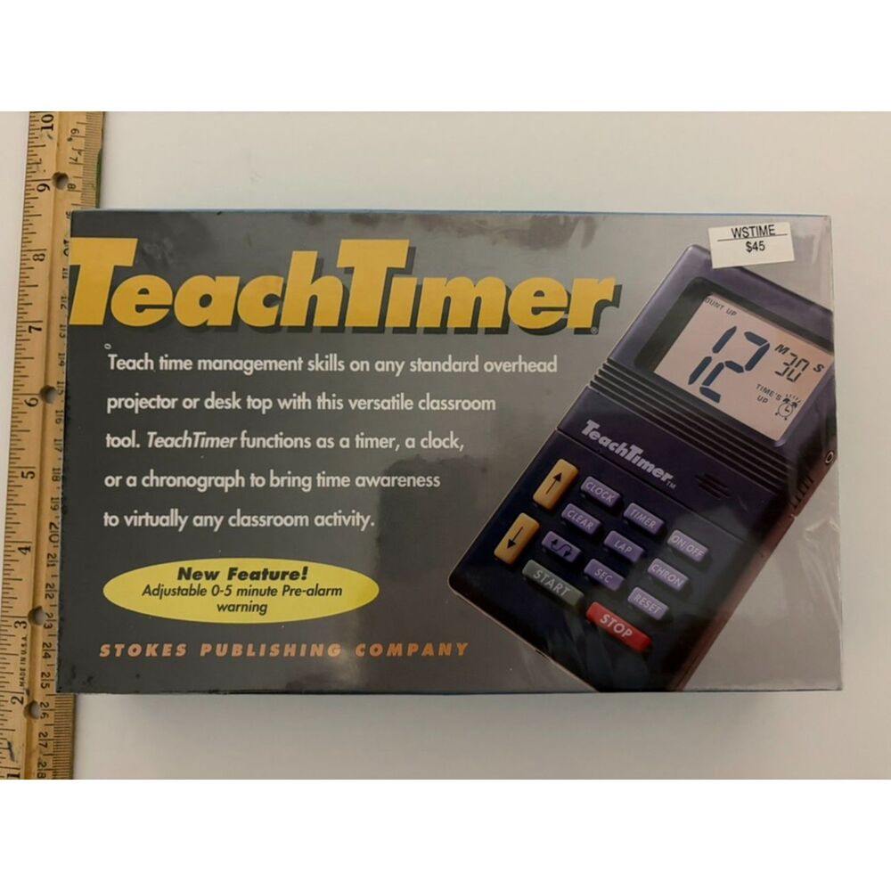 Stokes Publishing TeachTimer Teach Timer Time Management Tool New